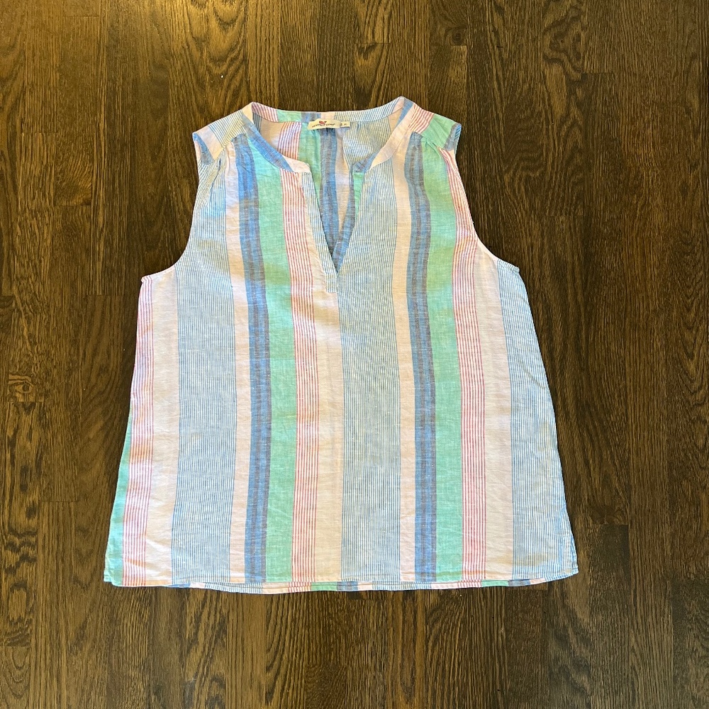 Vineyard Vines Linen Tank Top